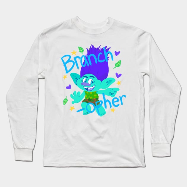 Matching Nicknames - Branch-opher Long Sleeve T-Shirt by jzanderk